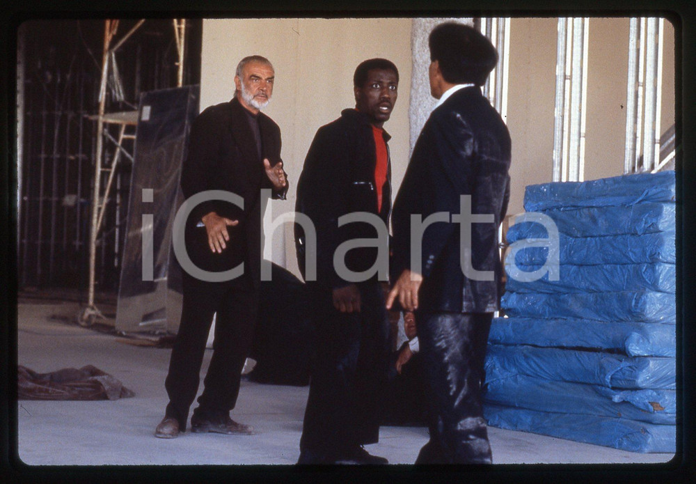 35mm vintage slide* 1993 Film RISING SUN - Sean CONNERY  e Wesley SNIPES