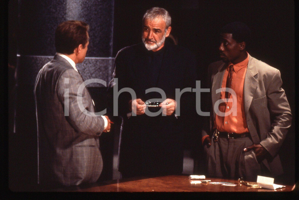35mm vintage slide* 1993 RISING SUN - Sean CONNERY Harvey KEITEL e Wesley SNIPES