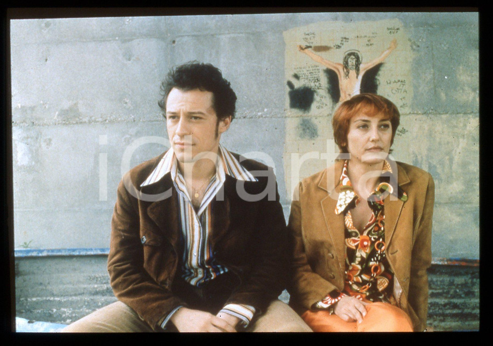35mm vintage slide* 1998 Film RADIO FRECCIA Patrizia PICCININI e Stefano ACCORSI