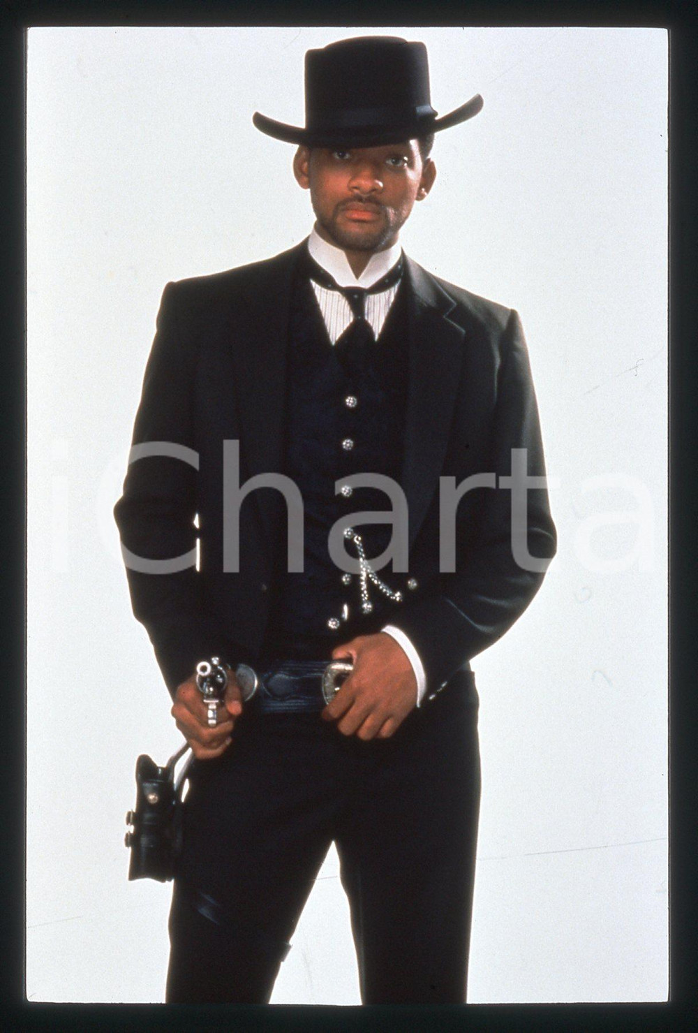 Fotografia d epoca originale 35mm vintage slide 1999 Film WILD WILD WEST  Will SMITH ritratto dell attore 1
