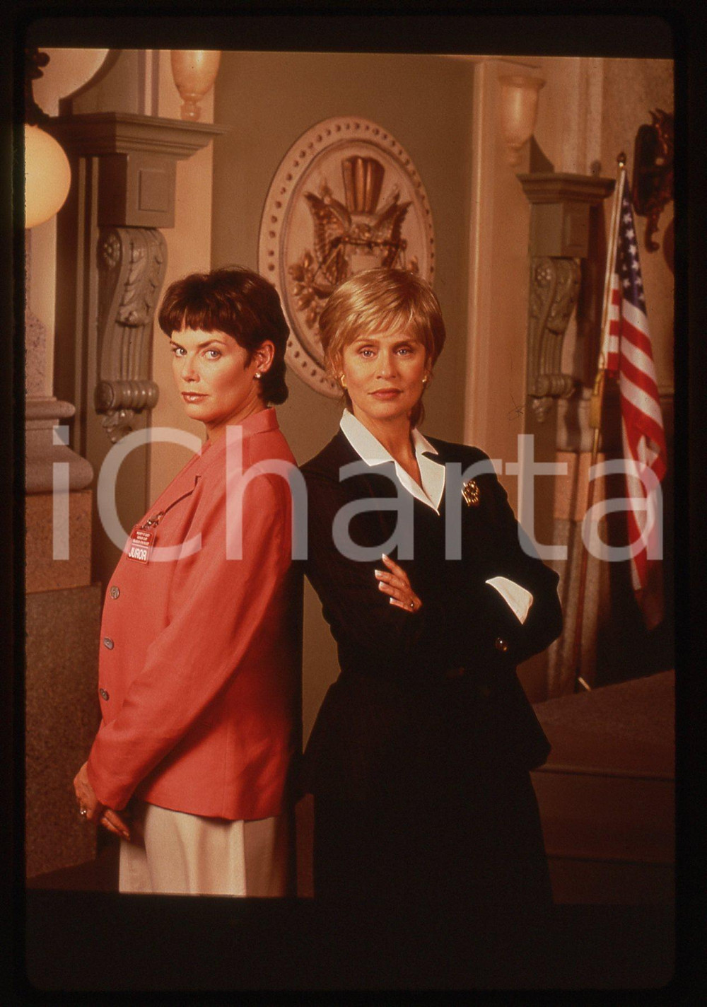 35mm vintage slide* 1996 Film WE THE JURY - Kelly MCGILLIS e Lauren HUTTON
