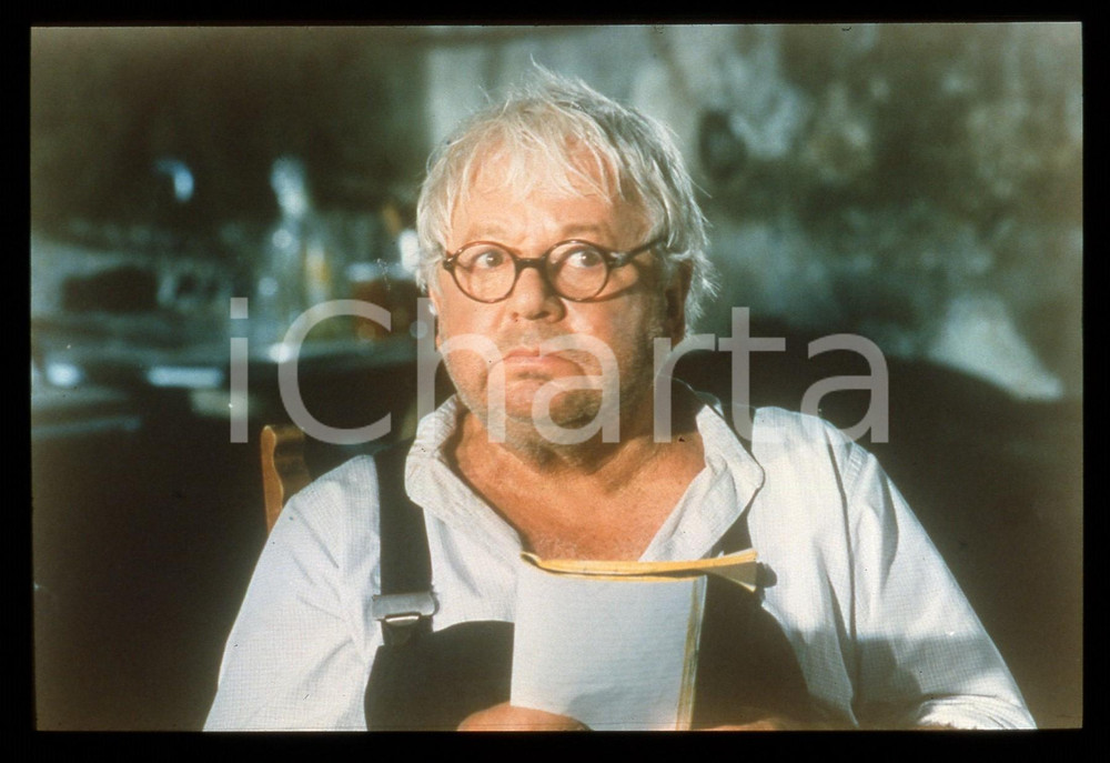 35mm vintage slide* 1998 UN BUGIARDO IN PARADISO - Paolo VILLAGGIO in scena (3)