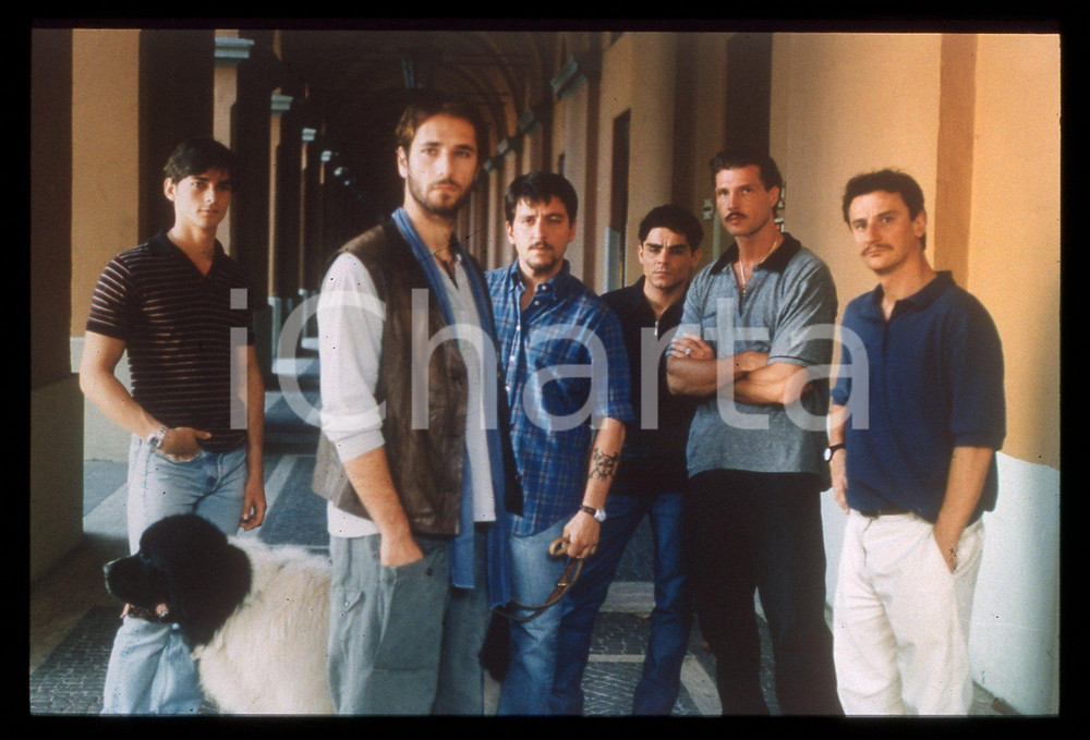 Fotografia d epoca originale 35mm vintage slide 1998 Film Tv ULTIMO  Raoul BOVA e il cast 1