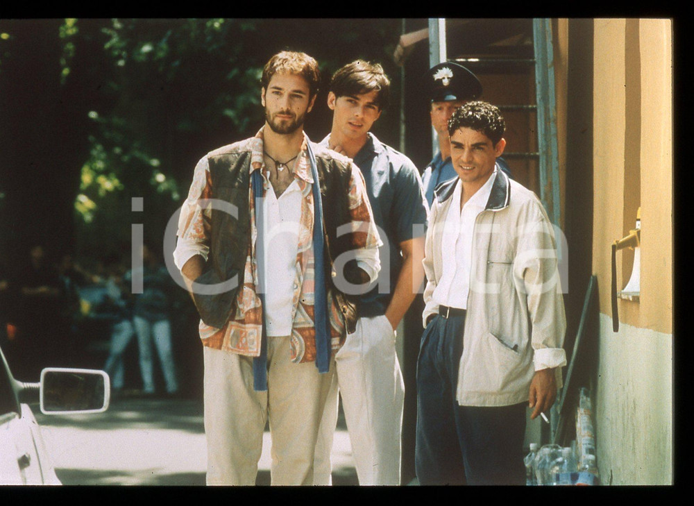35mm vintage slide* 1998 Film Tv ULTIMO - Raoul BOVA e Simone CORRENTE