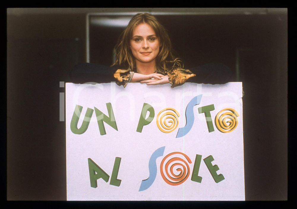 35mm vintage slide* 1998 UN POSTO AL SOLE - Serena AUTIERI ritratto attrice
