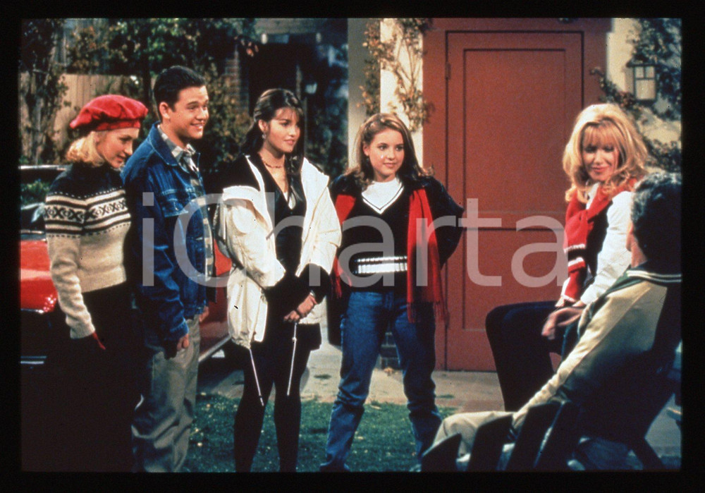 35mm vintage slide* 1991 STEP BY STEP - Patrick DUFFY e Suzanne SOMERS 