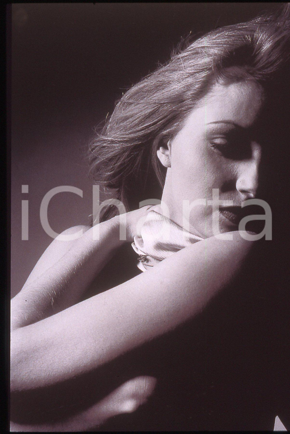 Fotografia d epoca originale 35mm vintage slide 1997 Telenovelas URAGANO  Angelica RIVERA ritratto attrice 1