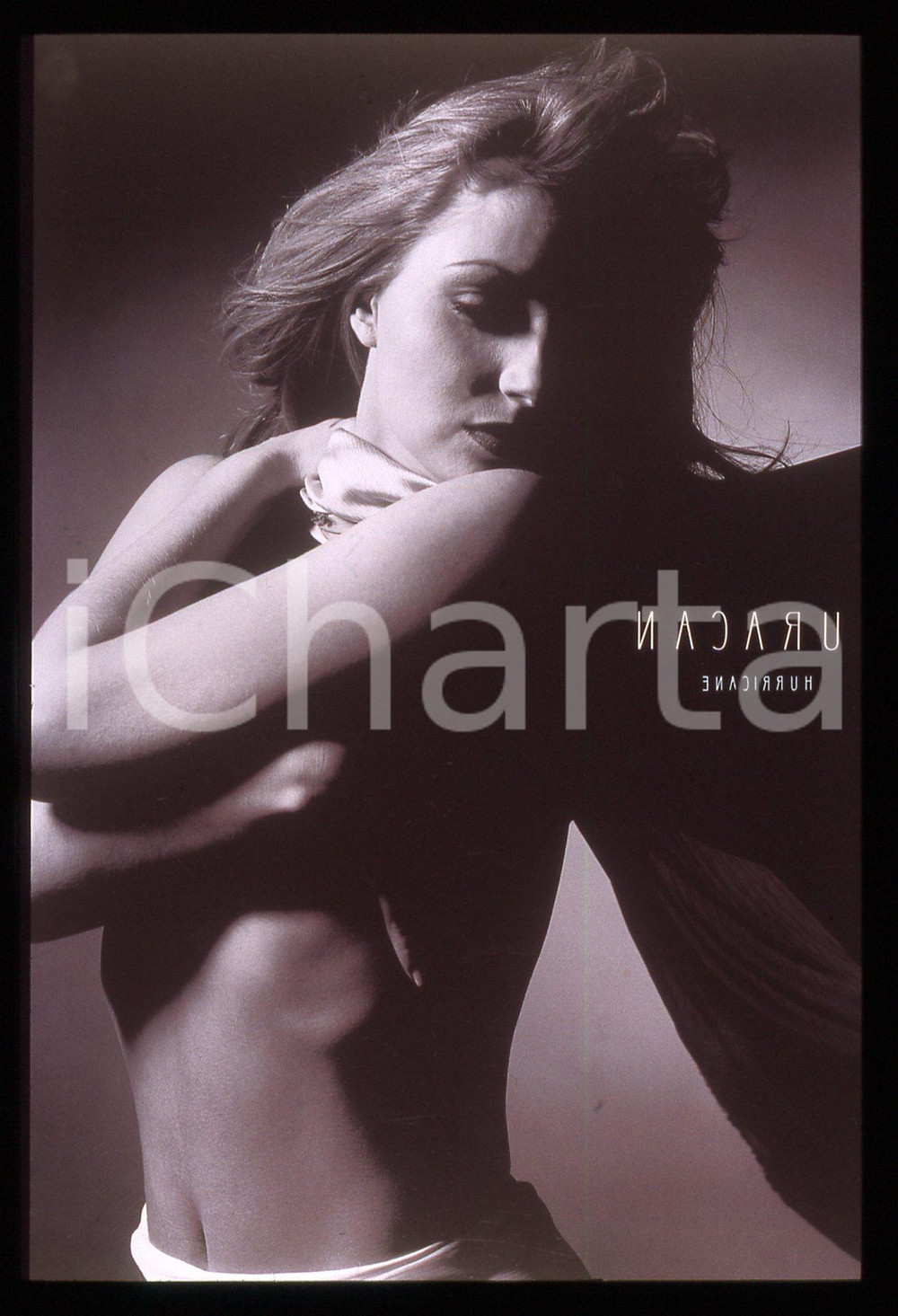 Fotografia d epoca originale 35mm vintage slide 1997 Telenovelas URAGANO  Angelica RIVERA ritratto 1