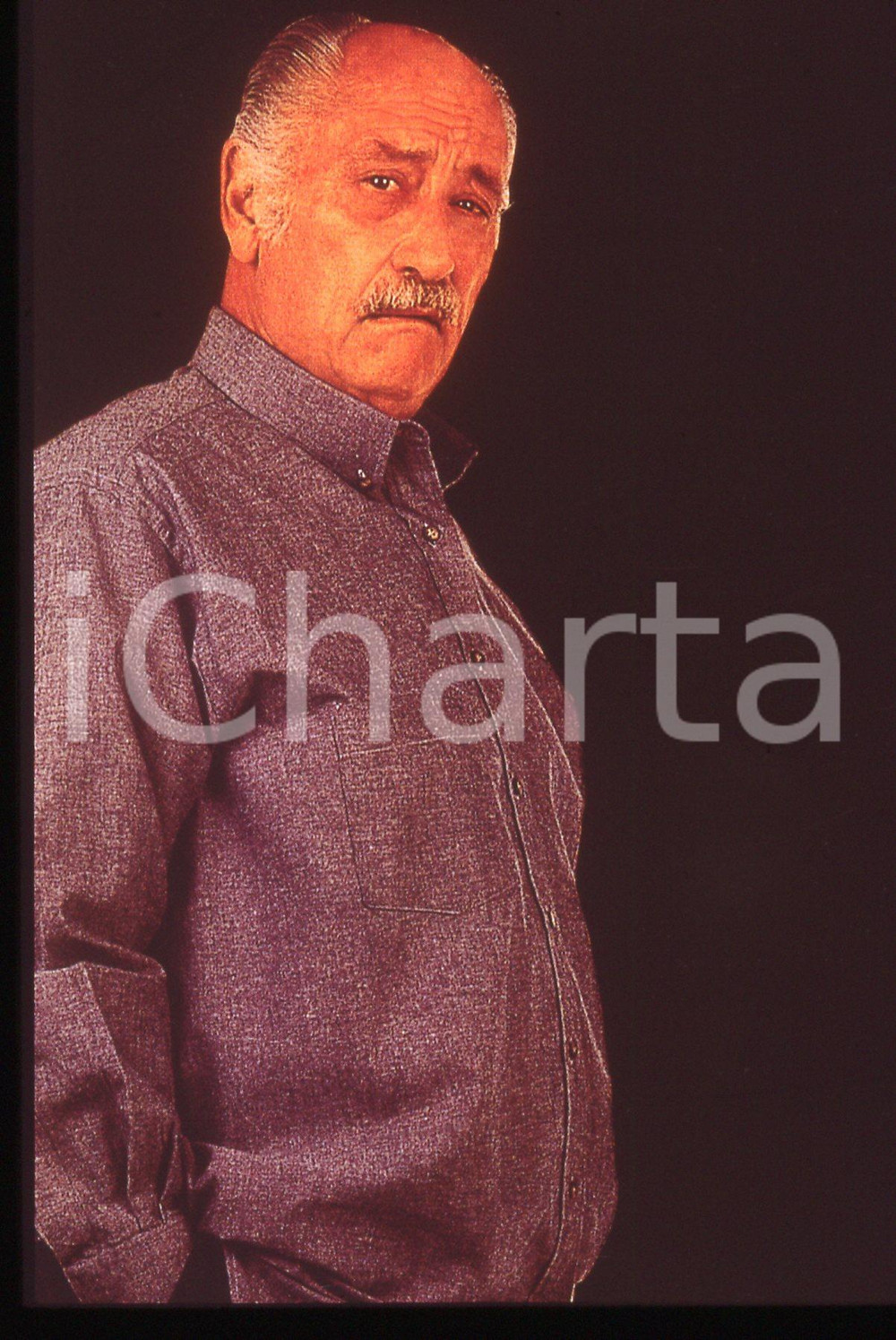 Fotografia d epoca originale 35mm vintage slide 1997 Telenovelas URAGANO  Jorge RUSSEK ritratto attore 1