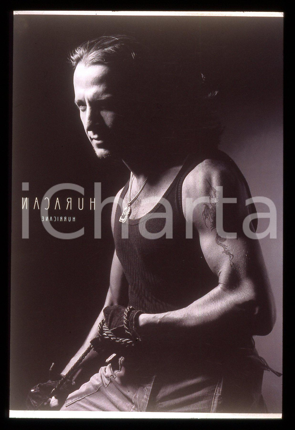 35mm vintage slide*1997 Telenovelas URAGANO - Eduardo PALOMO ritratto attore *