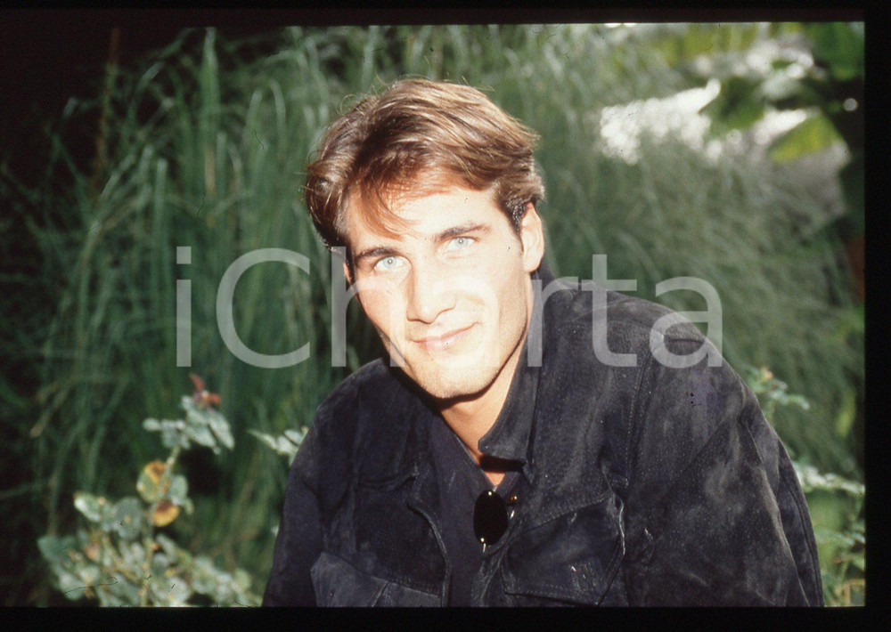 35mm vintage slide* 1997 UN POSTO AL SOLE - Maurizio AIELLO ritratto attore
