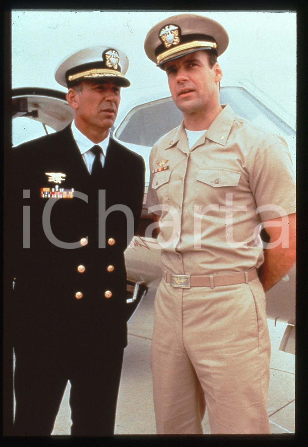 Fotografia d epoca originale 35mm vintage slide 1996 Serie Tv JAG  Episodio BLACK OPS  David James ELLIOTT 1