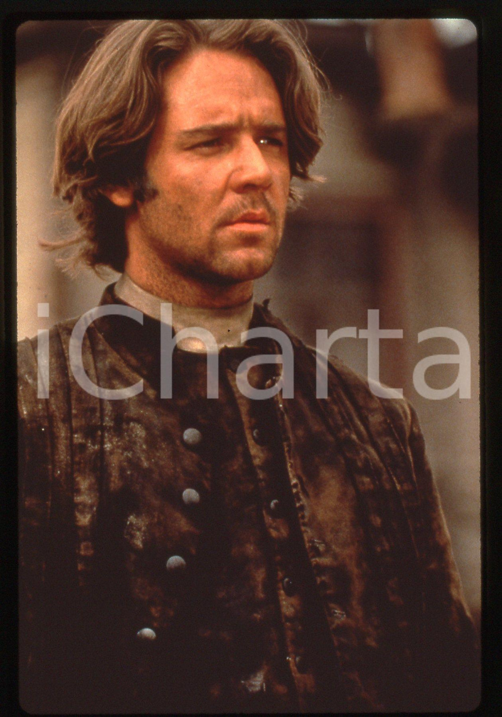 Fotografia d epoca originale 35mm vintage slide 1995 THE QUICK AND THE DEAD  Russell CROWE in una scena 1