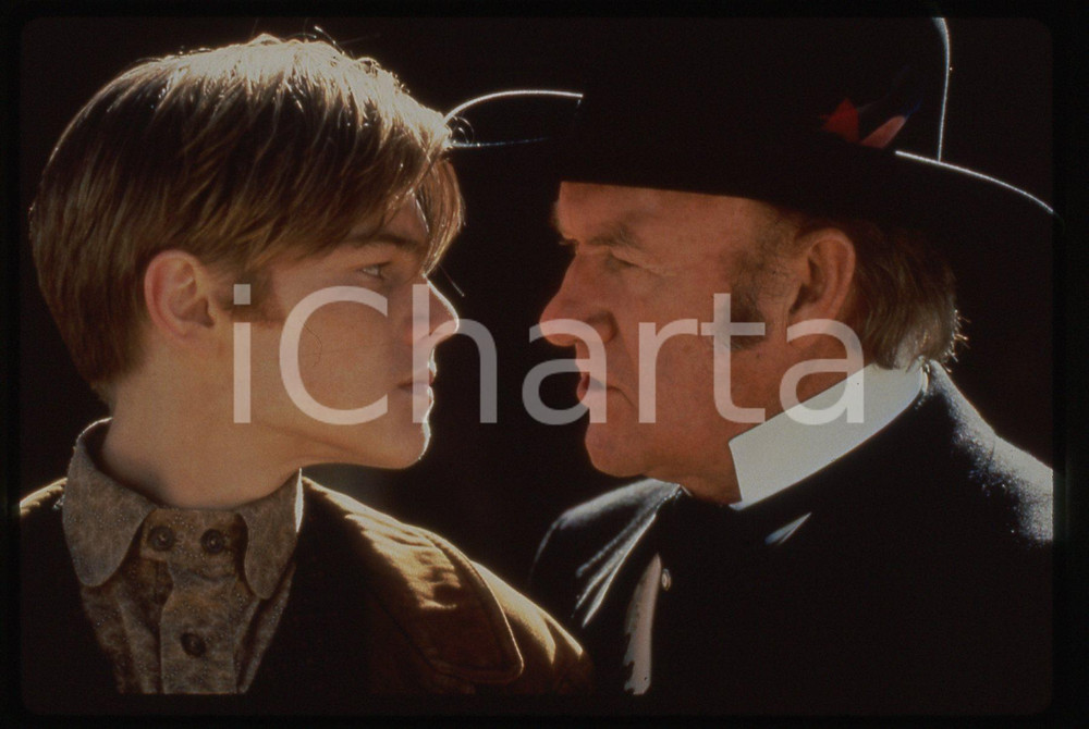 Fotografia d epoca originale 35mm vintage slide1995 THE QUICK AND THE DEAD Gene HACKMAN e Leonardo DI CAPRIO 1