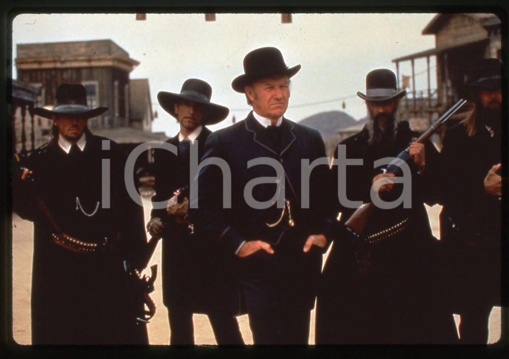 35mm vintage slide* 1995 THE QUICK AND THE DEAD - Gene HACKMAN in una scena