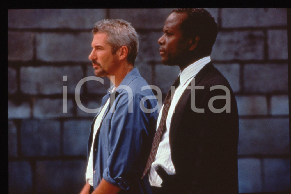 Fotografia d epoca originale 35mm vintage slide 1997 Film THE JACKAL  Richard GERE e Sidney POITIER 1