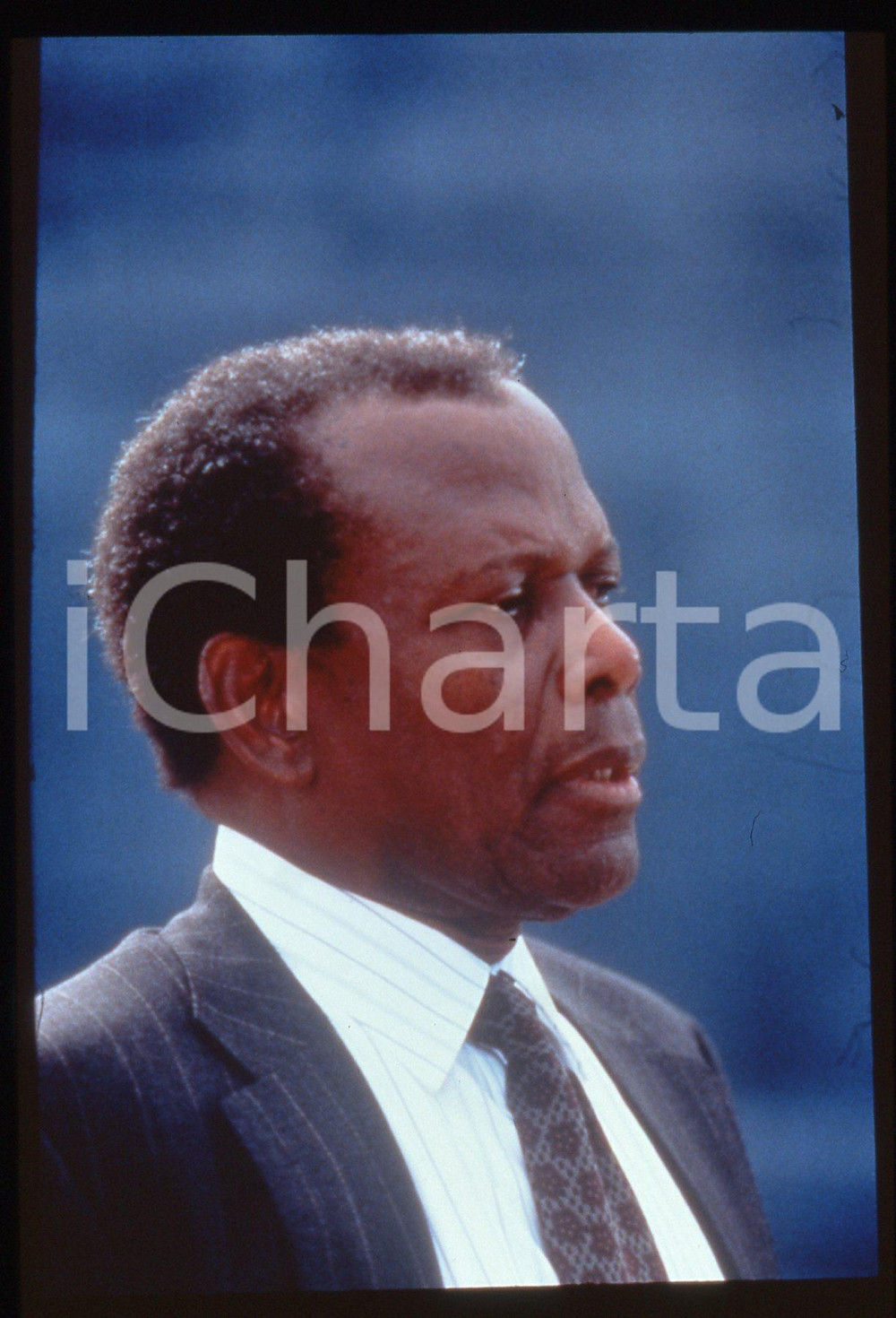 35mm vintage slide* 1997 Film THE JACKAL - Sidney POITIER in una scena