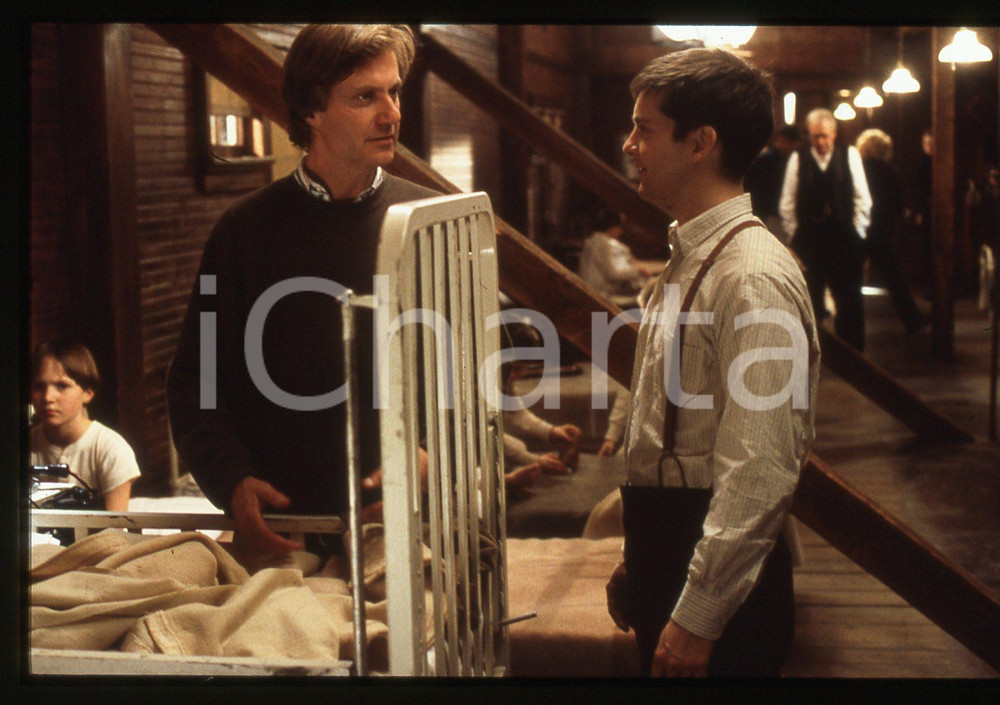 Fotografia d epoca originale 35mm vintage slide 1999 THE CIDER HOUSE RULES  Lasse HALLSTROM e Tobey MAGUIRE 1
