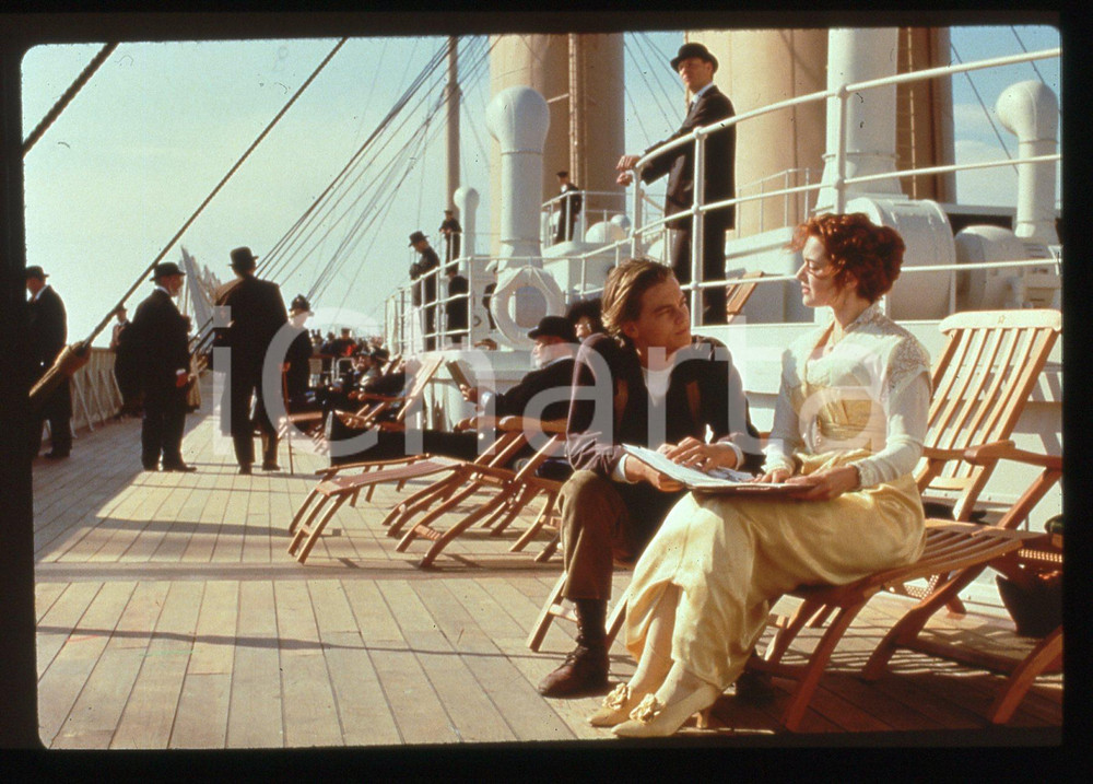 Fotografia d epoca originale 35mm vintage slide 1997 Film TITANIC  Leonardo DI CAPRIO e Kate WINSLET 3 1
