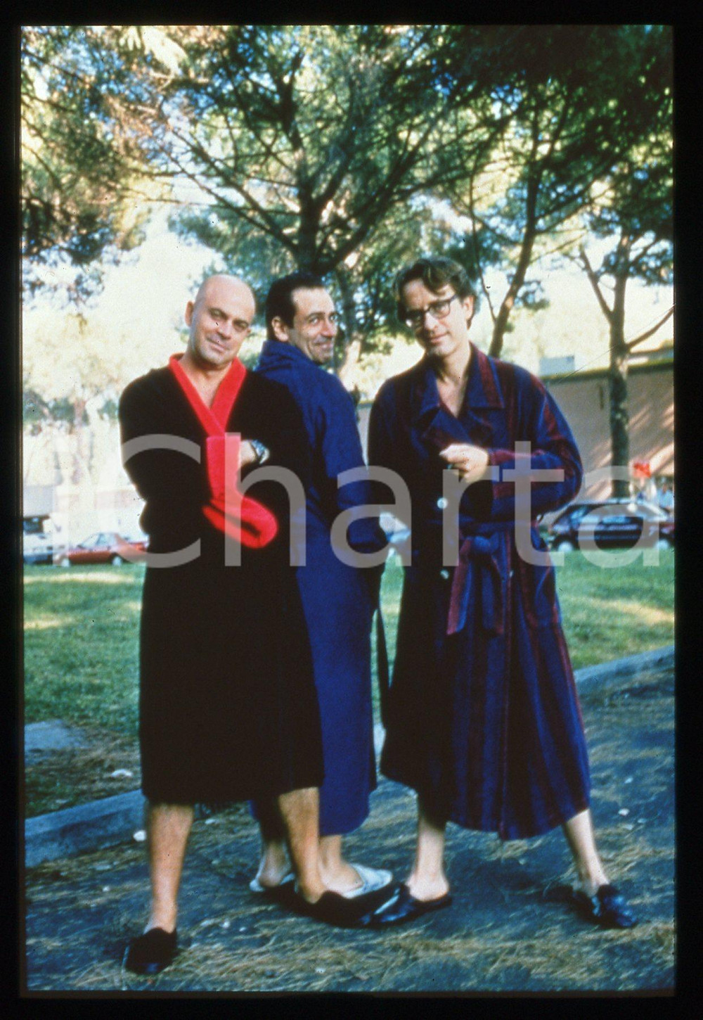 Fotografia d epoca originale 35mm vintage slide 1998 Serie Tv TUTTI GLI UOMINI SONO UGUALI  Maurizio CROZZA 1