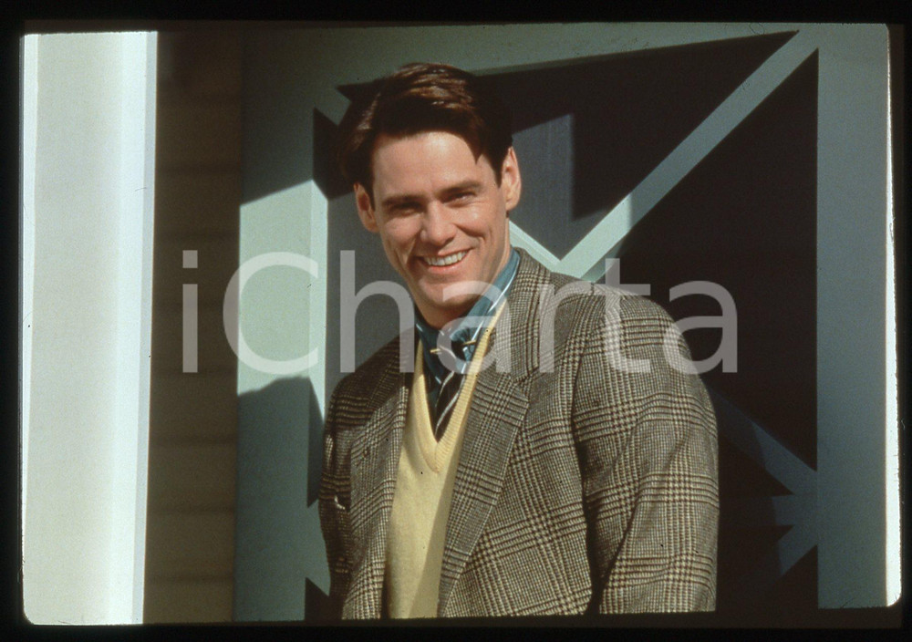 35mm vintage slide* 1998 Film THE TRUMAN SHOW - Jim CARREY in una scena (4)