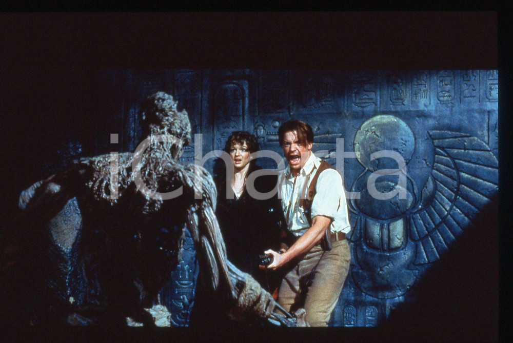 35mm vintage slide* 1999 Film THE MUMMY - Brendan FRASER e Rachel WEISZ