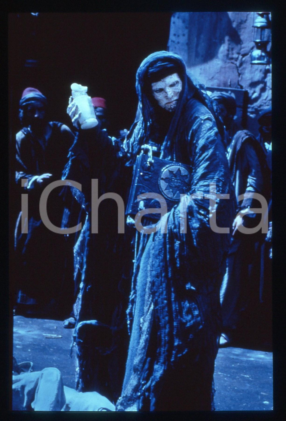 Fotografia d epoca originale 35mm vintage slide 1999 Film THE MUMMY  Arnold VOSLOO in una scena 1