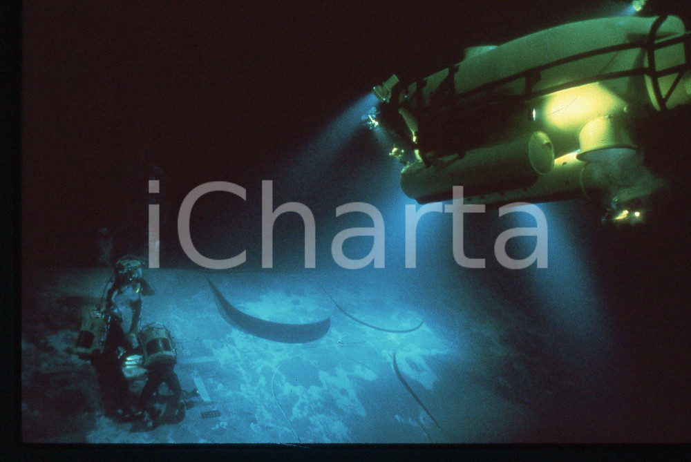 35mm vintage slide* 1989 Film THE ABYSS regia James CAMERON - Una scena (5)