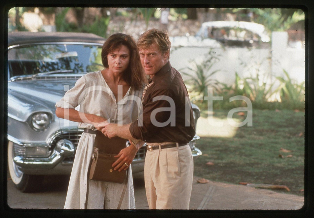 Fotografia d epoca originale 35mm vintage slide 1990 Film HAVANA  Lena OLIN e Robert REDFORD 1