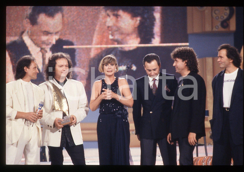 35mm vintage slide* 1989 RIVA DEL GARDA - POOH con Loretta GOGGI (3)