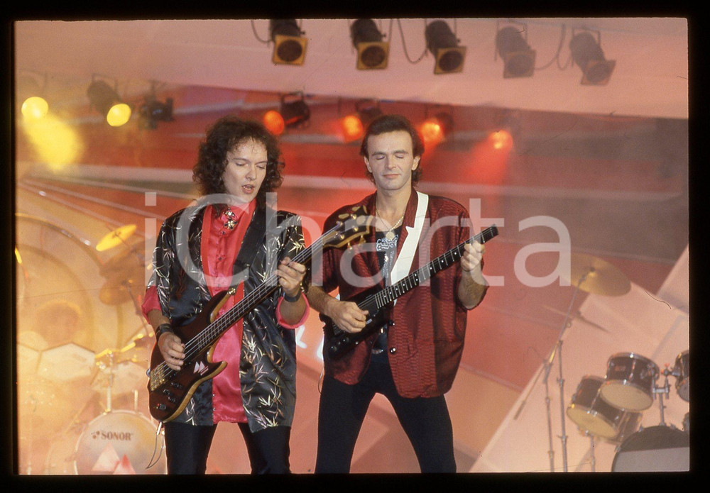 35mm vintage slide* 1990ca MUSICA - Red CANZIAN e Dodi BATTAGLIA dei POOH