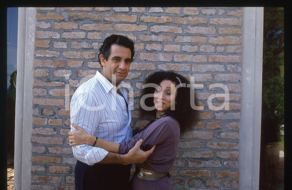 35mm vintage slide* 1984 VENEZIA - Plácido DOMINGO e Julia MIGENES (3)