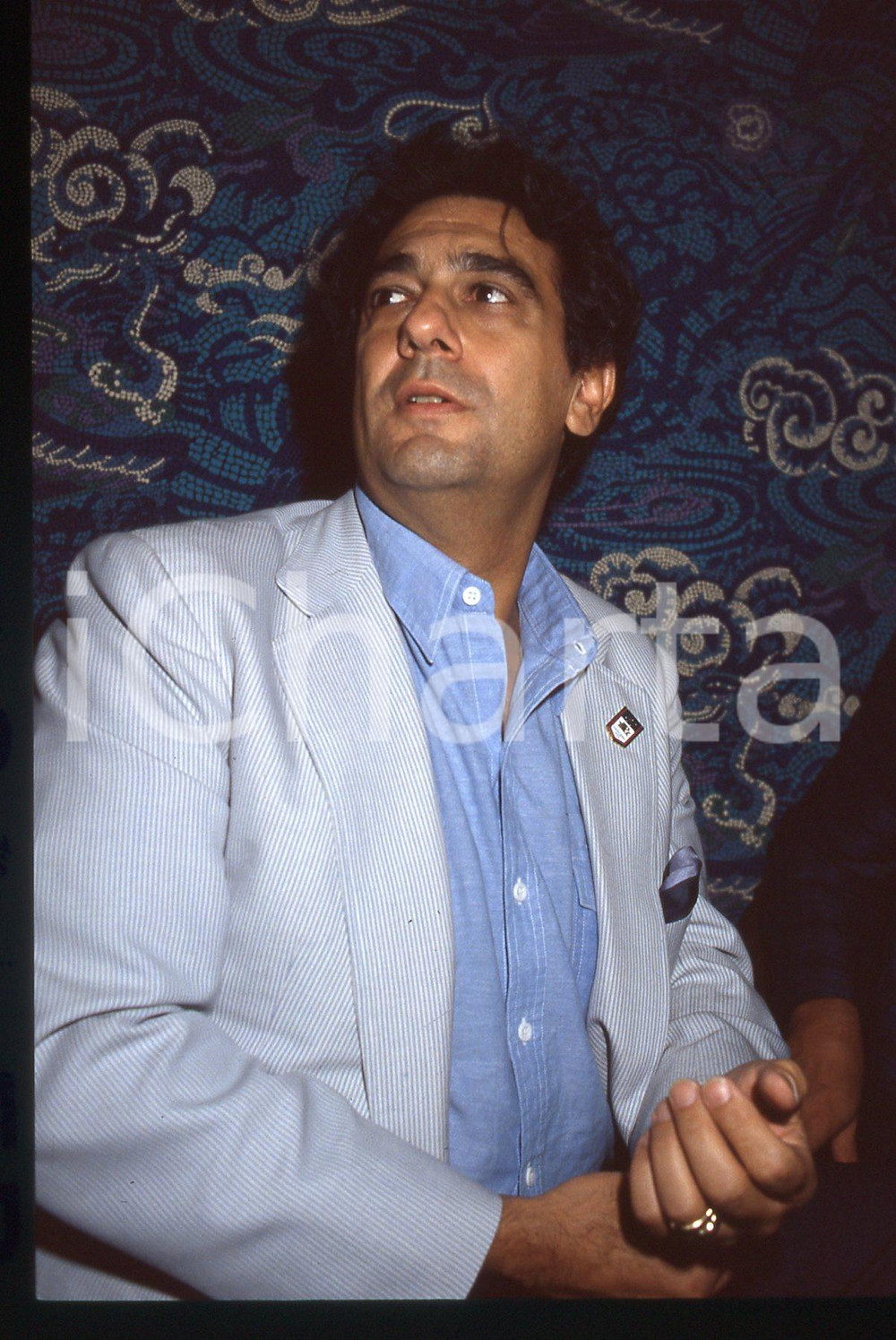 35mm vintage slide* 1984 VENEZIA - Plácido DOMINGO ritratto del cantante (2)