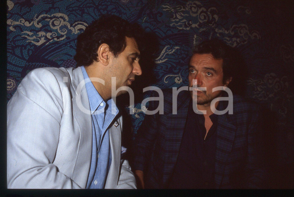 35mm vintage slide* 1984 VENEZIA - Plácido DOMINGO e Ruggero RAIMONDI