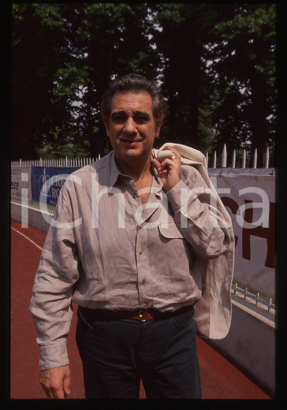 35mm vintage slide* 1993 IMOLA -  Plácido DOMINGO ritratto del cantante