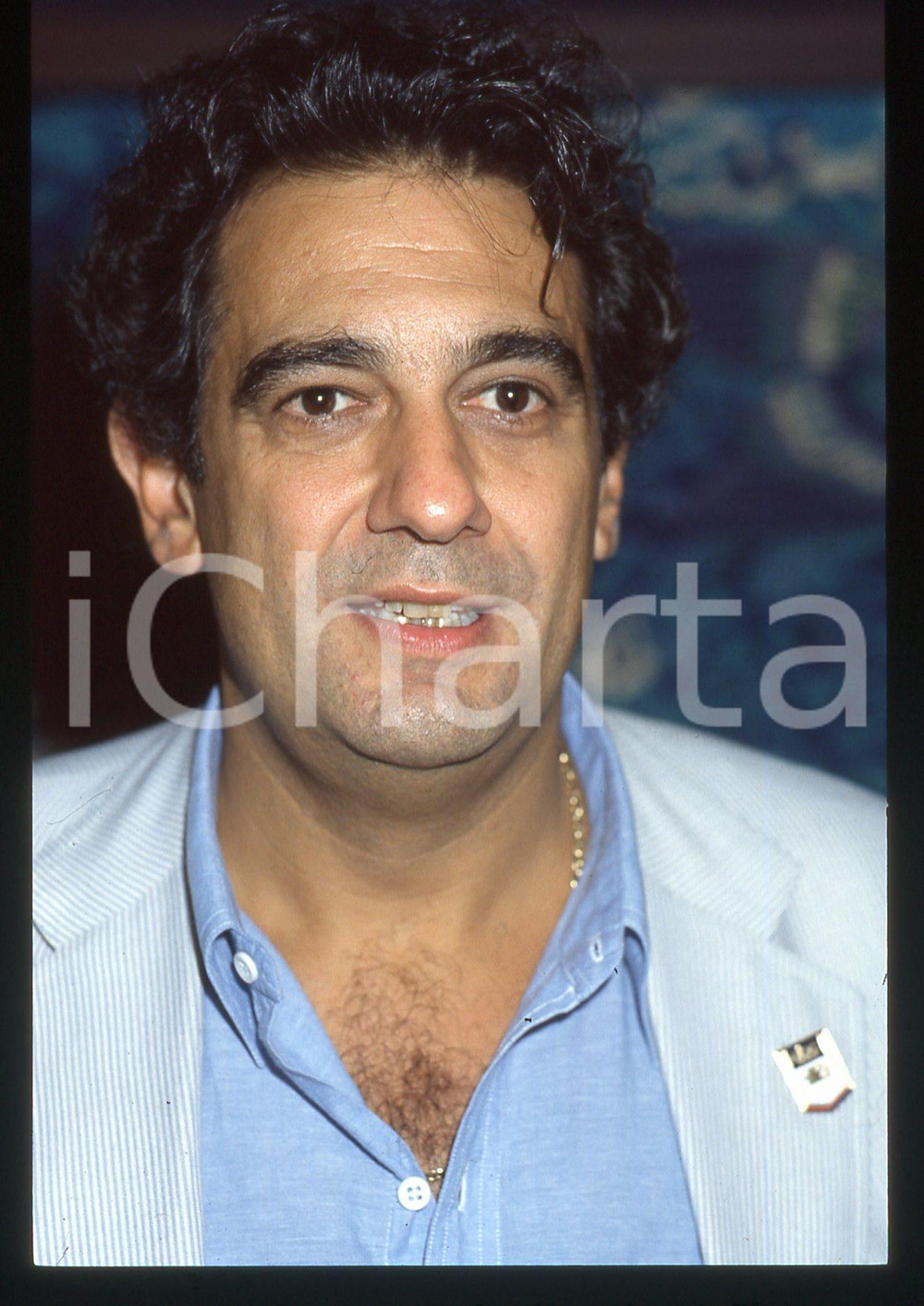 35mm vintage slide* 1984 VENEZIA - Plácido DOMINGO ritratto del cantante (14)