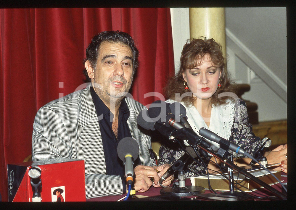35mm vintage slide* 1990ca LIRICA - Placido DOMINGO ritratto del tenore (2)