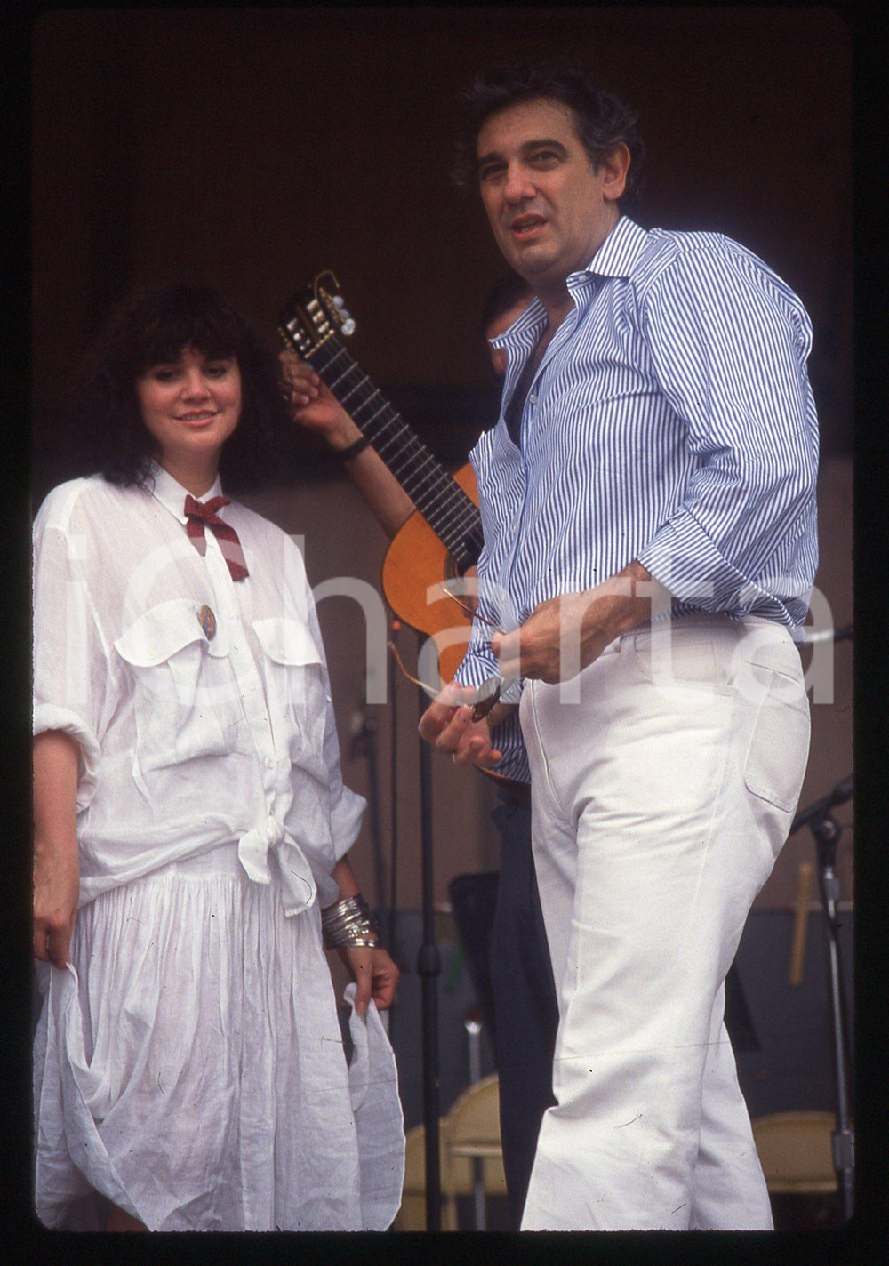 35mm vintage slide* 1990ca LIRICA - Placido DOMINGO e Linda RONSTADT