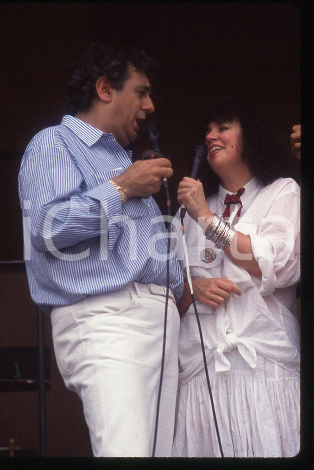 35mm vintage slide* 1990ca LIRICA - Placido DOMINGO e Linda RONSTADT (2)