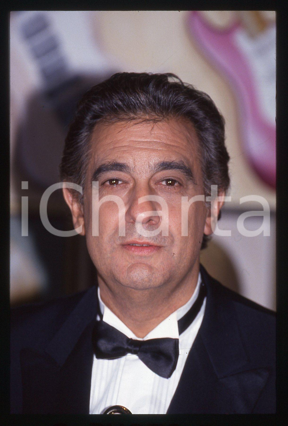 35mm vintage slide* 1985ca MONTECARLO - Plácido DOMINGO ritratto del tenore