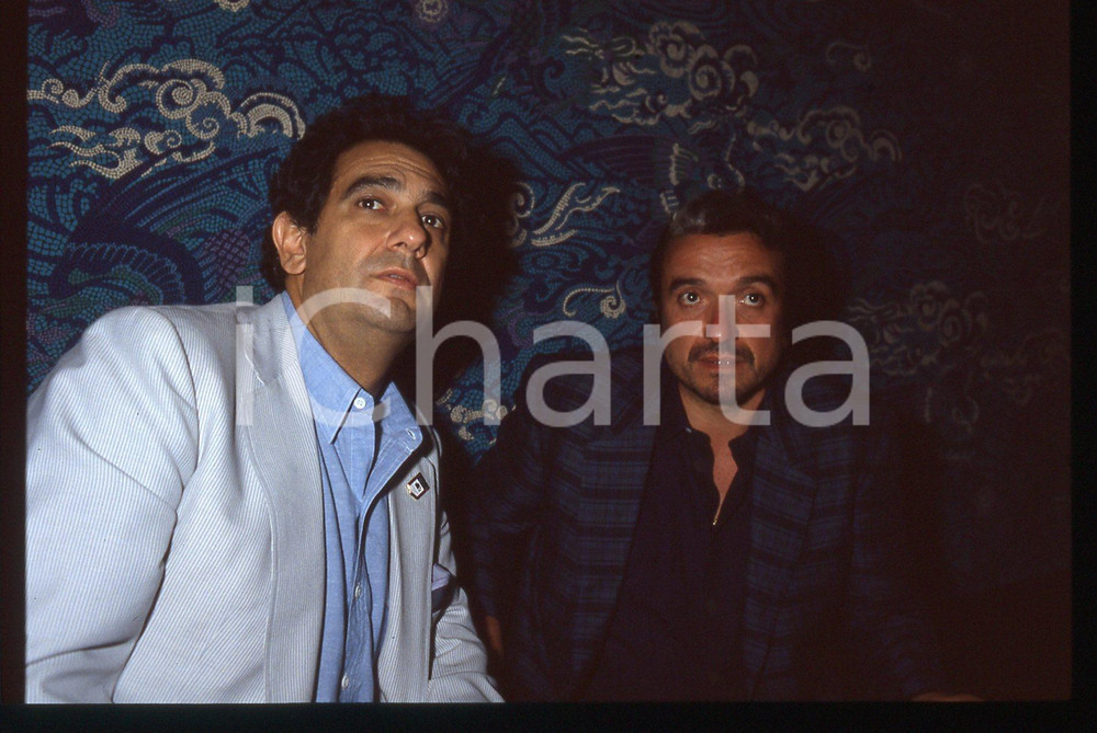 35mm vintage slide* 1984 VENEZIA - Plácido DOMINGO e Ruggero RAIMONDI (2)