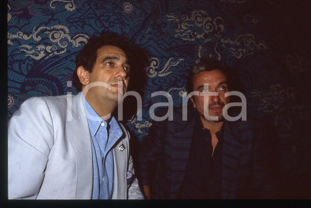 35mm vintage slide* 1984 VENEZIA - Plácido DOMINGO e Ruggero RAIMONDI (3)