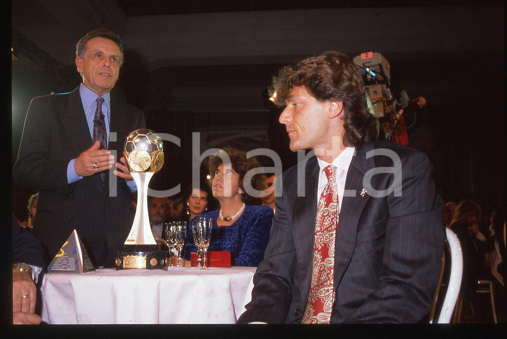 35mm vintage slide*1990 PALLONE DI PLATINO - Paolo VALENTI GIANCARLO ANTOGNONI