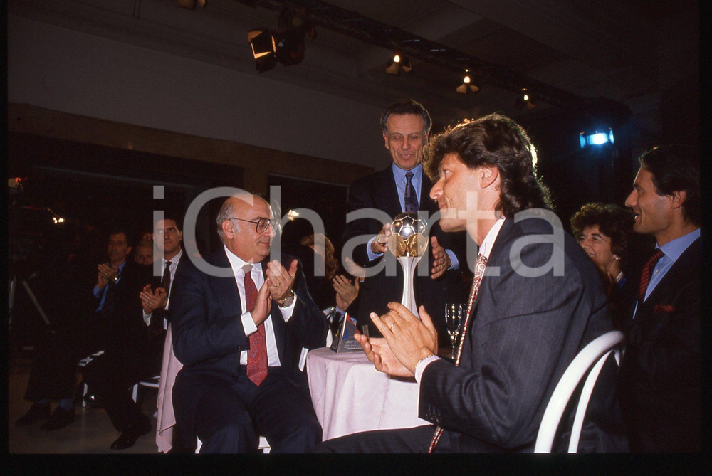 35mm vintage slide* 1990 PALLONE DI PLATINO Giancarlo ANTOGNONI Paolo VALENTI *