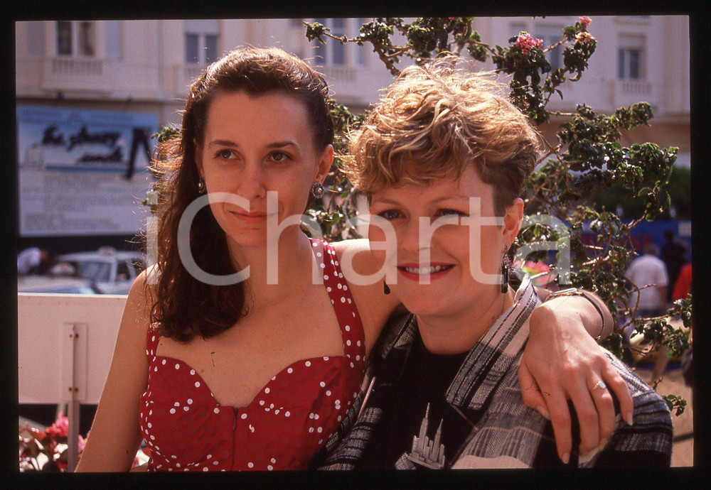35mm vintage slide* 1989 Festival di CANNES Karen COLSTON e Genevieve LEMON (7)