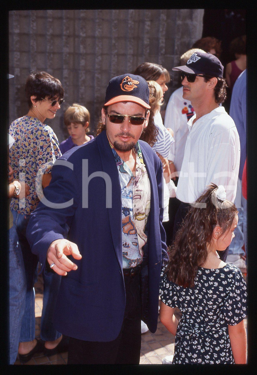 35mm vintage slide* 1992 LOS ANGELES  - Charlie SHEEN e Cassandra ESTEVEZ (2)