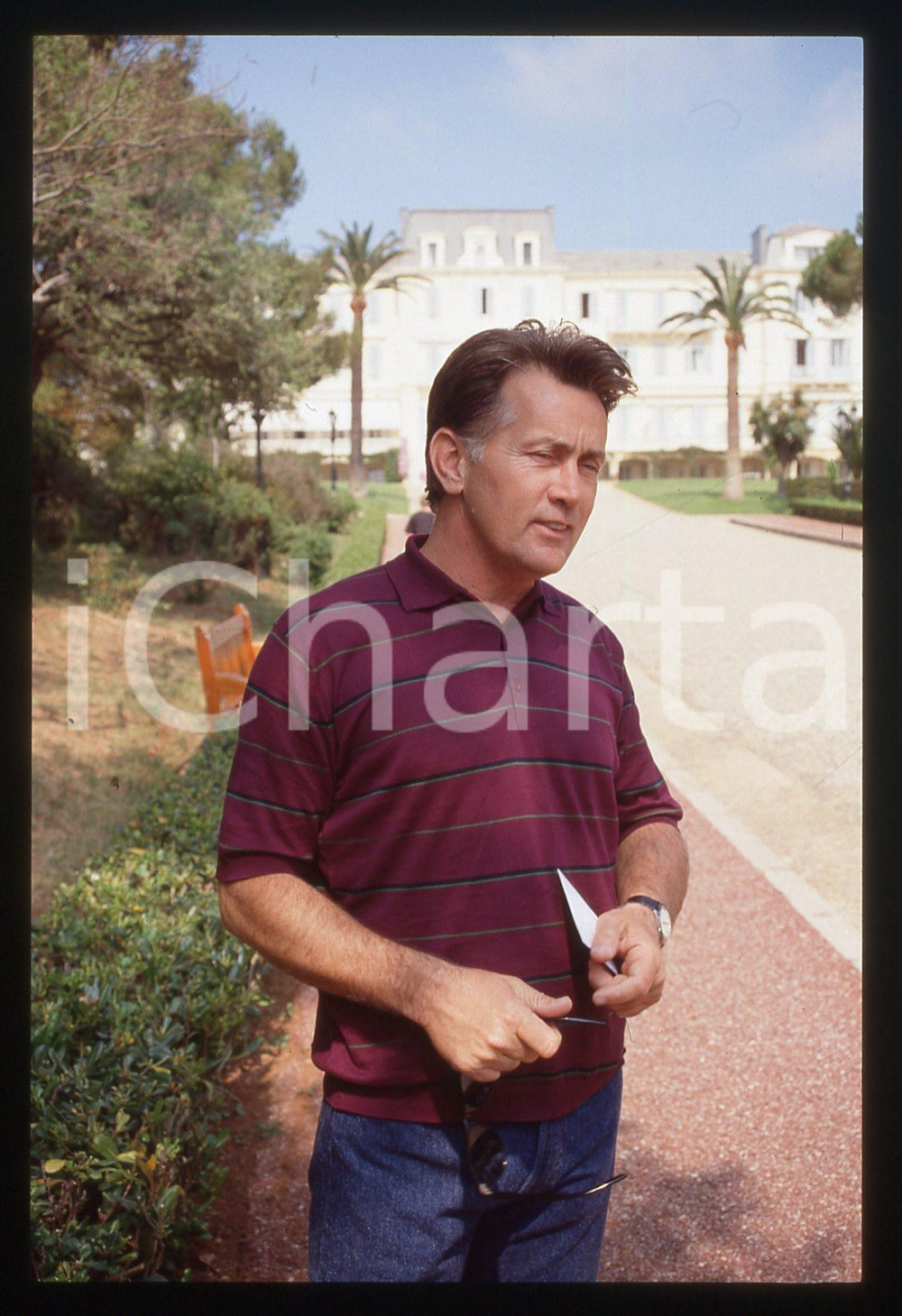35mm vintage slide* 1990ca CINEMA - Martin SHEEN ritratto dell'attore (2)