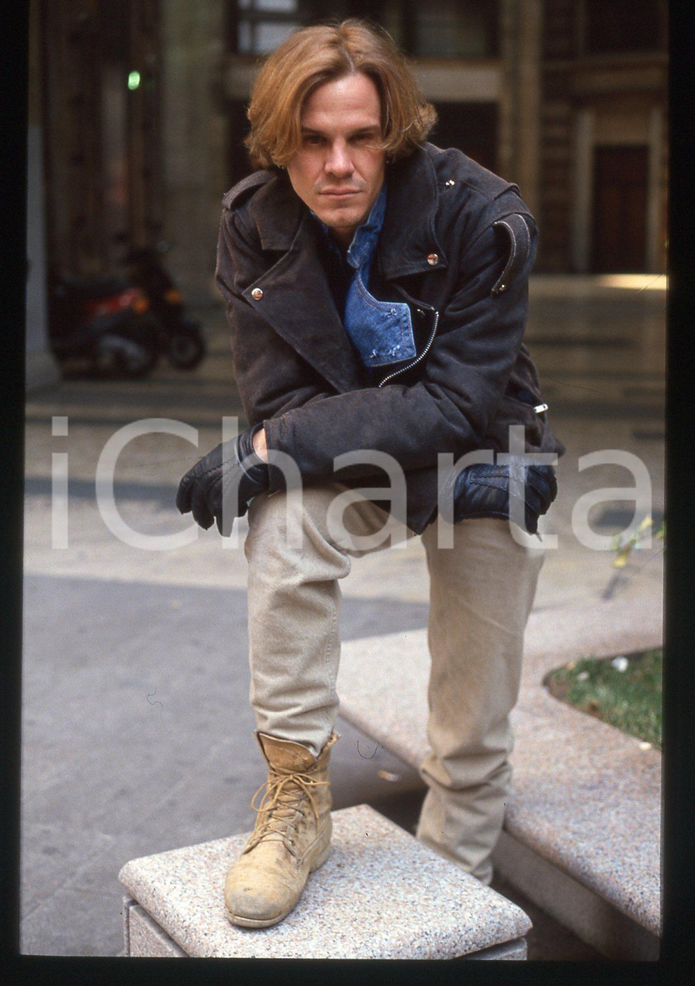 35mm vintage slide* 1990ca CINEMA - Craig SHEFFER ritratto dell'attore (2)