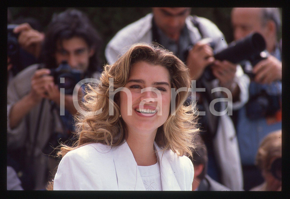 35mm vintage slide* 1990 Festival di CANNES Brooke SHIELDS ritratto attrice (4)