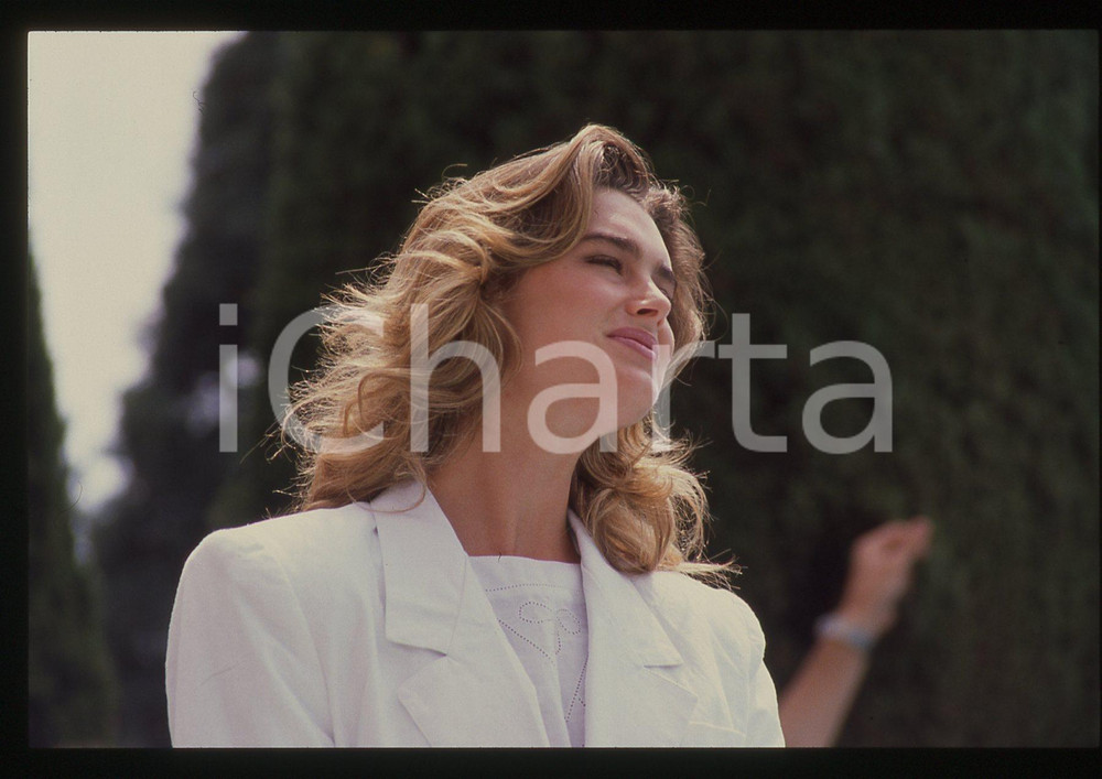 35mm vintage slide* 1990 Festival di CANNES Brooke SHIELDS ritratto attrice (5)
